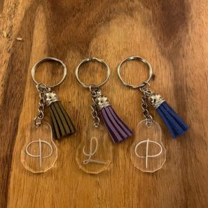 Initial Trolley Token Keychain