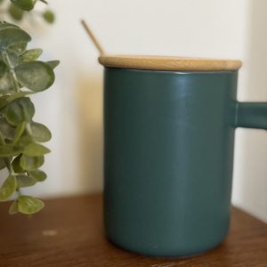 Green Mug and Lid Gift Set