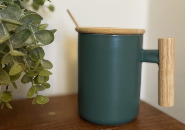 Green Mug and Lid Gift Set