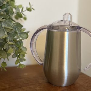 Silver Steel Sippy Cup