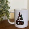 mug with cute christmas gnome