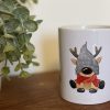 Mug with cute reindeer