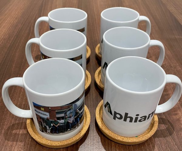 set of mugs for meeting room