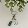 Key chain trolley token frosted